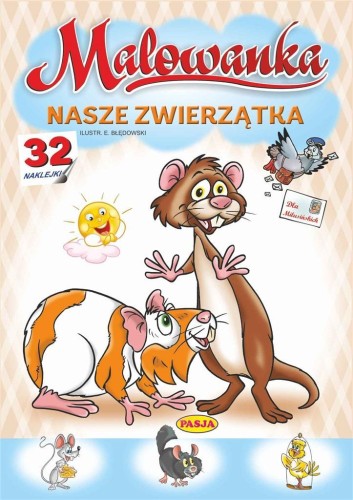 Malowanka - Nasze zwierzątka, praca zbiorowa