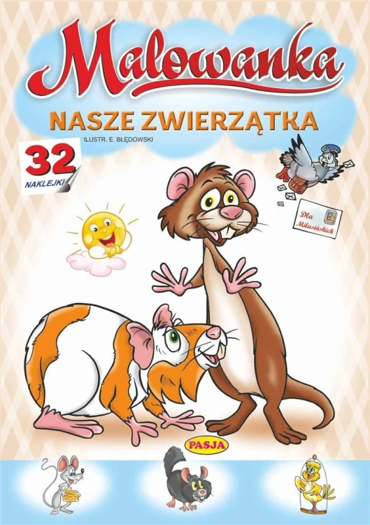 Malowanka - Nasze zwierzątka, praca zbiorowa