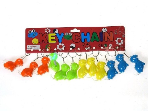 Brelok dinozaur - latarka 5x2,5cm (12szt), ADAR