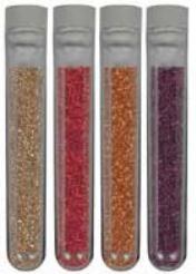 Brokat czerwony 6,5g 4szt, Dekor-Art-Serwis