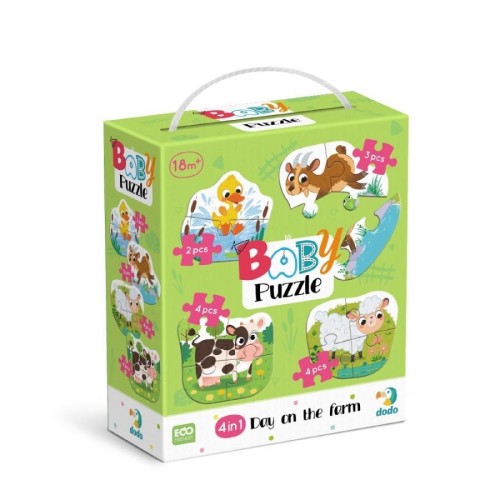 Baby puzzle 4w1 Dzień na farmie, Dodo