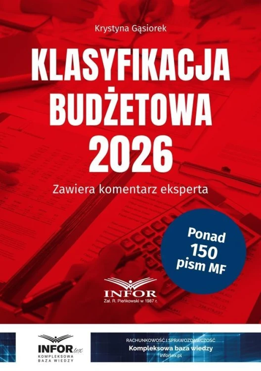 Klasyfikacja Budżetowa 2026, Krystyna Gąsiorek