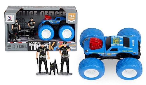 Auto policja z figurkami, Artyk