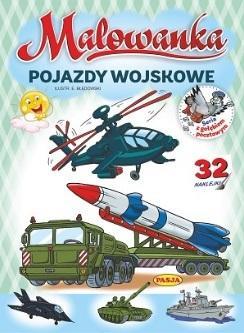 Malowanka - Pojazdy wojskowe, praca zbiorowa