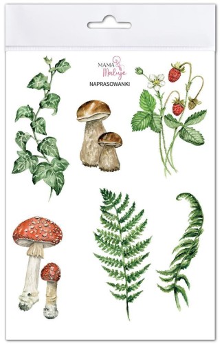 Naprasowanki Przyroda w lesie, Mama Maluje