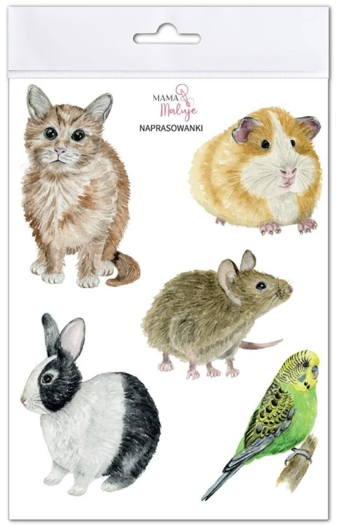 Naprasowanki Zwierzęta domowe, Mama Maluje