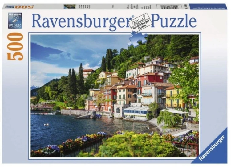 Puzzle 500 Jezioro Como, Włochy, Ravensburger