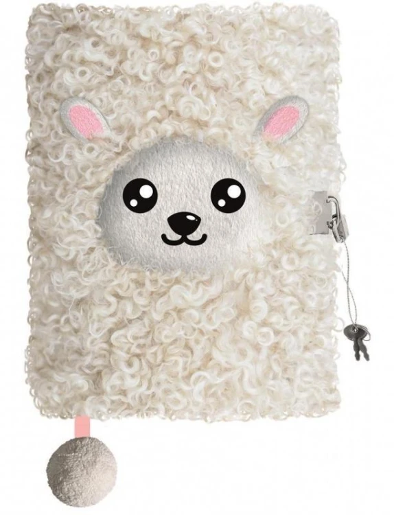 Pamiętnik A5/96K z kłódką 3D Sheep, ST-MAJEWSKI