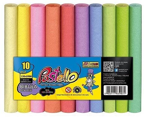 Bibuła marszczona mini mini 12x200cm 10 kolorów