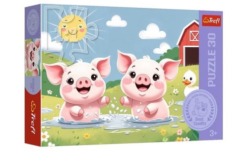 Puzzle 30 Wesołe życie na wsi TREFL, Trefl