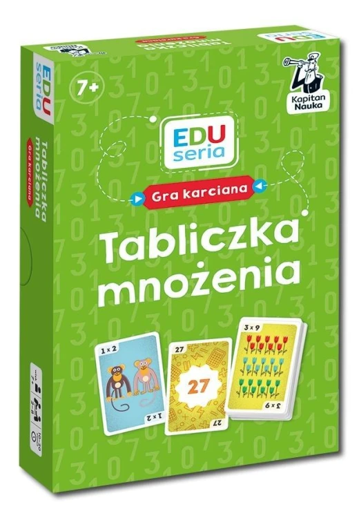 Kapitan Nauka Tabliczka mnożenia Gra karciana