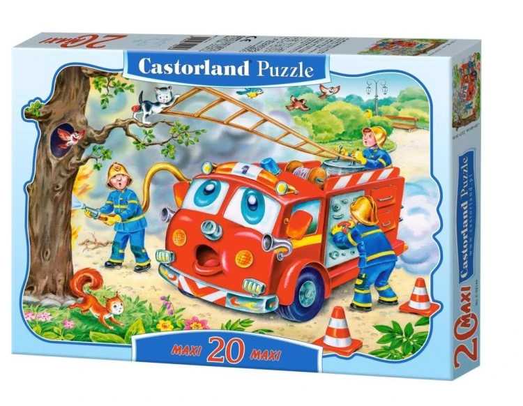Puzzle 20 maxi - Straż pożarna CASTOR, Castorland