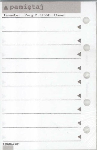 Wkład do organizera MEM/M Pamiętaj ANTRA, Antra