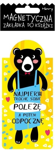 Zakładka magnetyczna - Misiek poleżę, Henry
