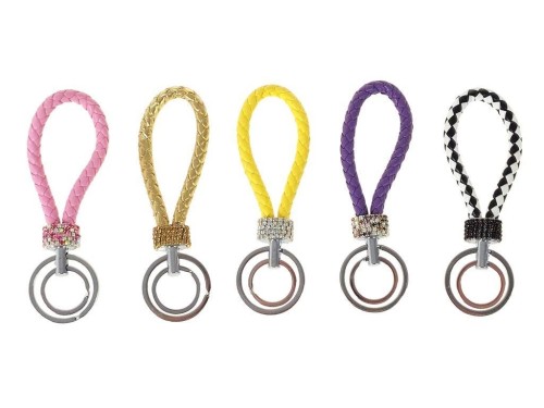 Brelok plecionka z diamencikami 13cm, ADAR