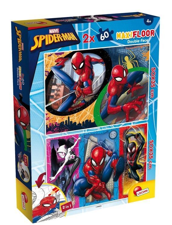 Puzzle 2x60 Disney marvel Spiderman, Lisciani