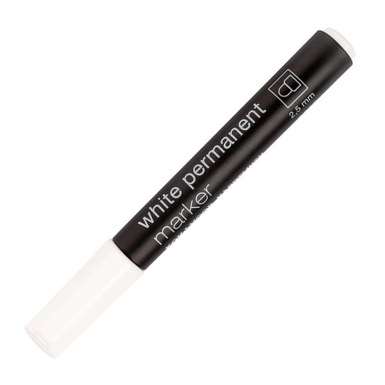 Marker permanentny biały 2,5mm, Koh-I-Noor