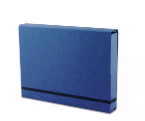 Teczka A4 lux na gumkę Eco granatowa PENMATE