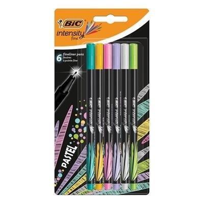 Cienkopis Intensity Fine Pastel 6szt BIC, BIC