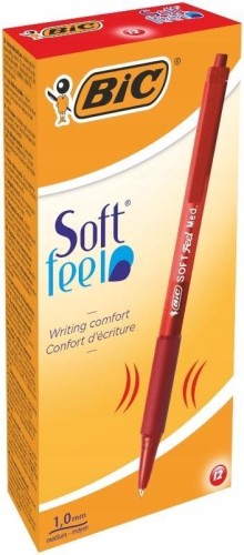 Długopis Soft Feel czerwony (12szt) BIC, BIC