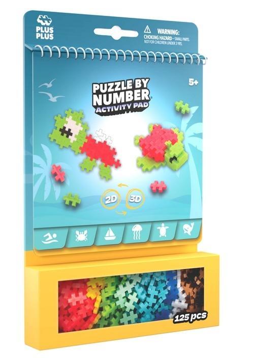 Puzzle By Number Activity Pad Morski 125el
