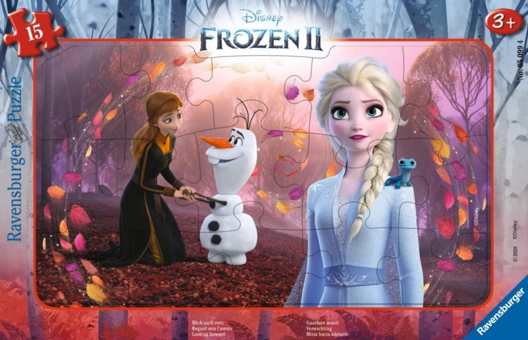 Puzzle 15 Disney Frozen II Frame, Ravensburger