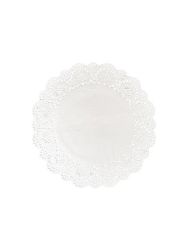 Serwetki dekoracyjne białe FSC śr. 20cm 12szt