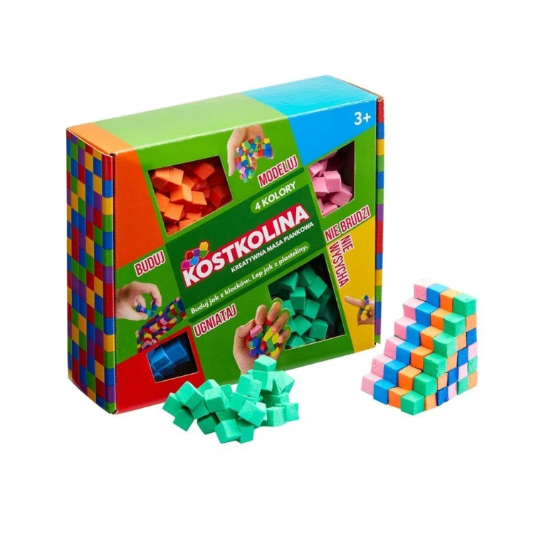 Kostkolina zielona, Art. and Play