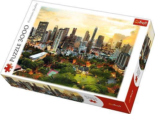 Puzzle 3000 Zachód Słońca w Bangkoku TREFL, Trefl