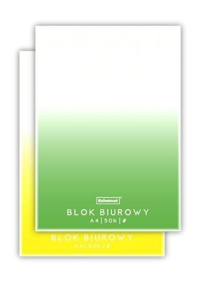 Blok biurowy A4/50K kratka (10szt), Schemat