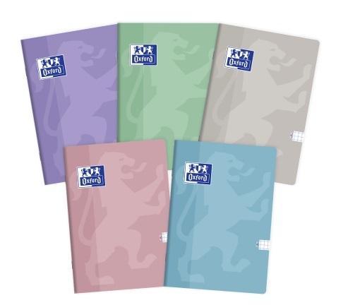 Zeszyt A5/60K kratka Touch Pastel (5szt), Oxford