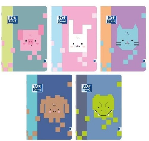 Zeszyt A5/32K linia Zoo Blocks (10szt) OXFORD