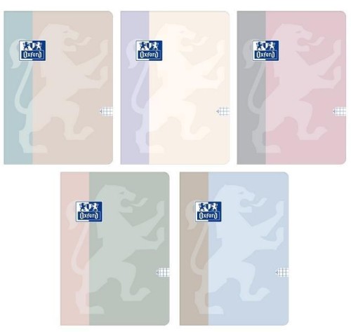 Zeszyt B5/96K kratka B-light (5szt) OXFORD, Oxford