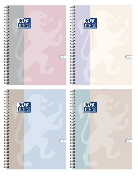 Kołozeszyt A5/80K kratka B-light (5szt) OXFORD