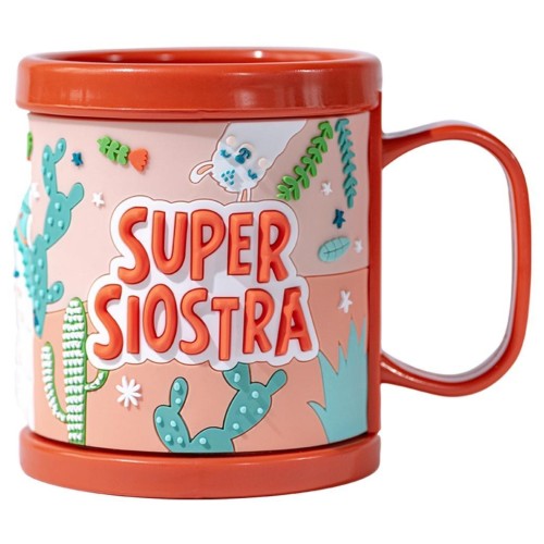 Kubek dla dziecka 3D Super Siostra, Be-Happy Gifts
