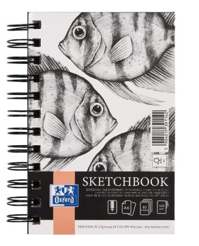 Blok artystyczny szkicownik A6/80K 100g OXFORD