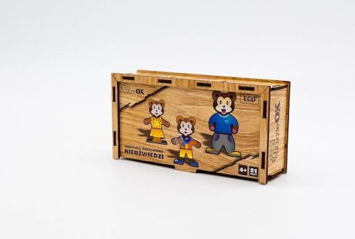 Drewniana układanka - Niedźwiedzie, PuzzleOK