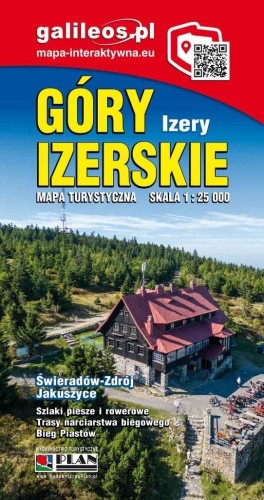 Mapa - Góry Izerskie 1:25 000, praca zbiorowa