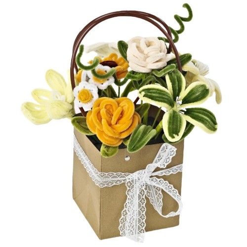 Kwiaty DIY bukiet, Madej