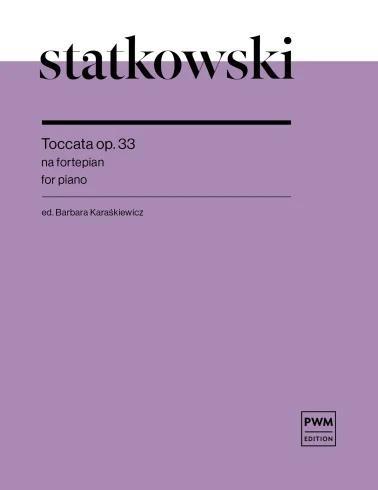 Toccata op. 33 nuty na fortepian, Roman Statkowski