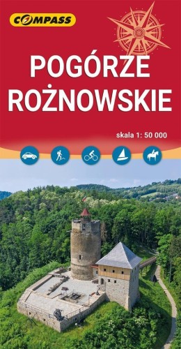 Pogórze Rożnowskie - mapa papierowa