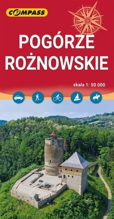 Pogórze Rożnowskie - mapa papierowa