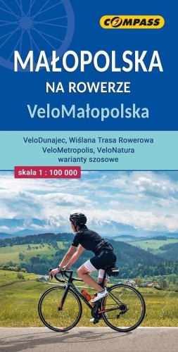 Mapa - Małopolska na rowerze, praca zbiorowa