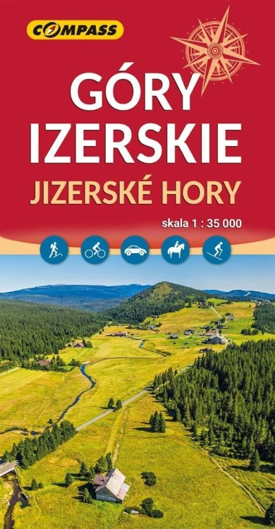 Mapa - Góry Izerskie, praca zbiorowa