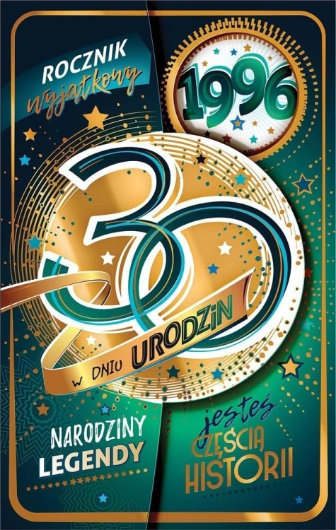 Kartka okolicznościowa Urodziny 30