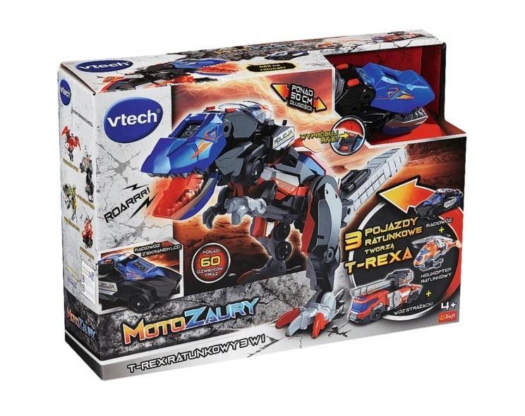 Motozaury - T-Rex Ratunkowy 3w1 VTECH, VTech