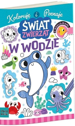 Kolorowanka a4 świat zwierząt - w wodzie