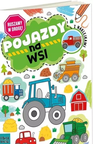 Kolorowanka a4 ruszamy w drogę - pojazdy na wsi