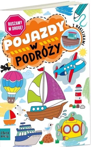 Kolorowanka a4 ruszamy w drogę - pojazdy w podróży