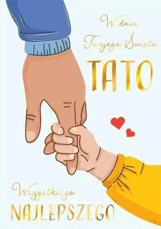 Karnet B6 Tata dłoń